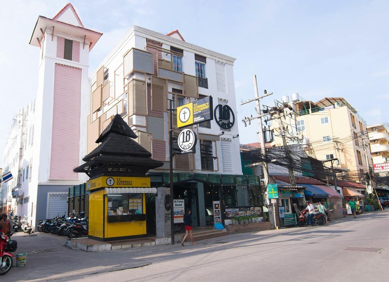 18 Coins Cafe&Hostel Pattaya Exterior foto
